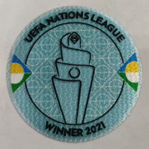 UEFA NATIONS LEAGUE WINNER 2021 PATCH  欧国联冠军章 (You can buy it alone OR tell us which jersey to print it on. )