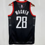 2024/25 Rockets WAGNER #28 Black NBA Jerseys Hot Pressed