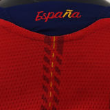 2026/27 Spain Home Red Player Version Long Sleeve Soccer Jersey