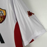 2001/02 Roma Away White Retro Soccer Jersey