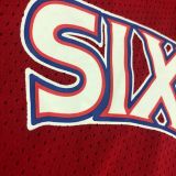 IVERSON # 3 76ers Red Mitchell Ness Retro Jerseys