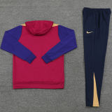 2025 BA Red Hoody Zipper Jacket Tracksuit