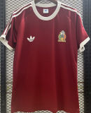 1985 Mexico Pink Retro Soccer Jersey