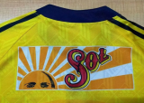 1998/99 Club America Home Yellow Retro  long sleeve Soccer Jersey