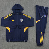 2026 Boca Sapphire Blue Windbreaker Jacket  黄三边（A Set）