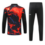 2024/25 Napoli  Red Black Sweater Tracksuit