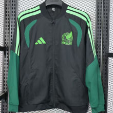 2026 Mexico Green Black Windbreaker