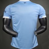2025/26 Man City Home Blue Player Version Soccer Jersey