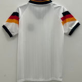 1992 Germany Home White Retro Soccer Jersey