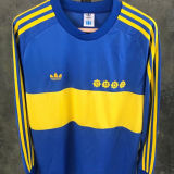 1981 Boca Home Retro Long Sleeve Soccer Jersey