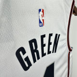 2025 Rockets  GREEN #4 White City Edition NBA Jersey