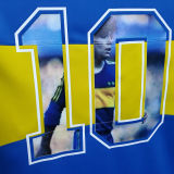 Maradona #10 Boca Home Retro Soccer Jersey 1981