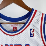 2003 ALL-STAR CARTER #15 Retro White NBA Jerseys