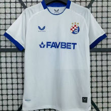 2025/26 Dinamo Zagreb Away White Fans Soccer Jersey   萨格勒布迪纳摩