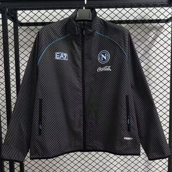 2025/26 Napoli Black Windbreaker
