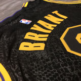 LA Lakers Bryant #8 Black Snake NBA Jerseys Hot Pressed