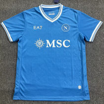 2025/26 Napoli Home Blue Fans Soccer Jersey