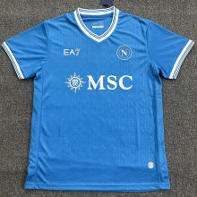 2025/26 Napoli Home Blue Fans Soccer Jersey