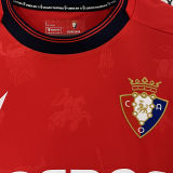 2024/25 Osasuna Home Red Fans Soccer Jersey
