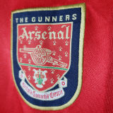 BERGKAMP #10 ARS Home Retro Jersey 1998/99 (Have Patch 带 1997-1998 金双臂章 FA Premier League Font 英超字体 )