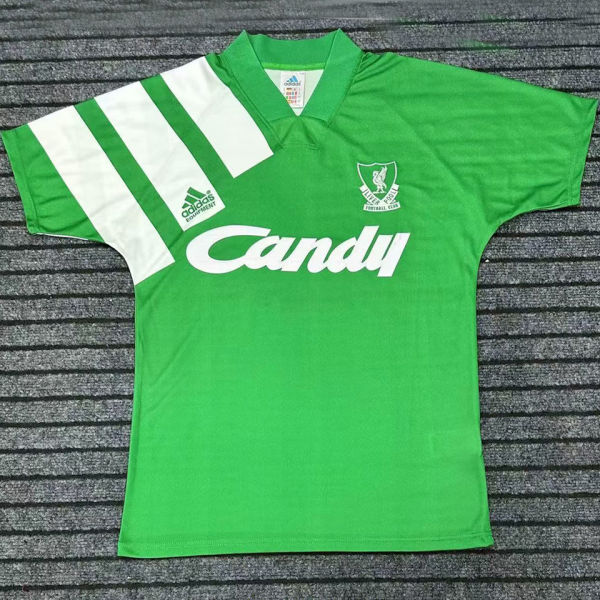 1992/93 LFC Away Green Retro Soccer Jersey