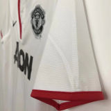 2013/14 M Utd Away White Retro Soccer Jersey