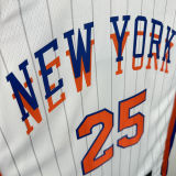 2025 NY Knicks BRIDGES #25  White City Edition NBA Jerseys