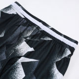 C2517 Jordan Casual Short Pants 黑白涂鸦