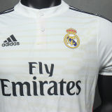2014/15 RM Home White Retro Player Version Soccer Jersey 球员版