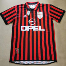 1999/00 AC Milan Home Retro Soccer Jersey