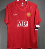 2007/08 M Utd Home Retro Player Version Soccer Jersey 球员版