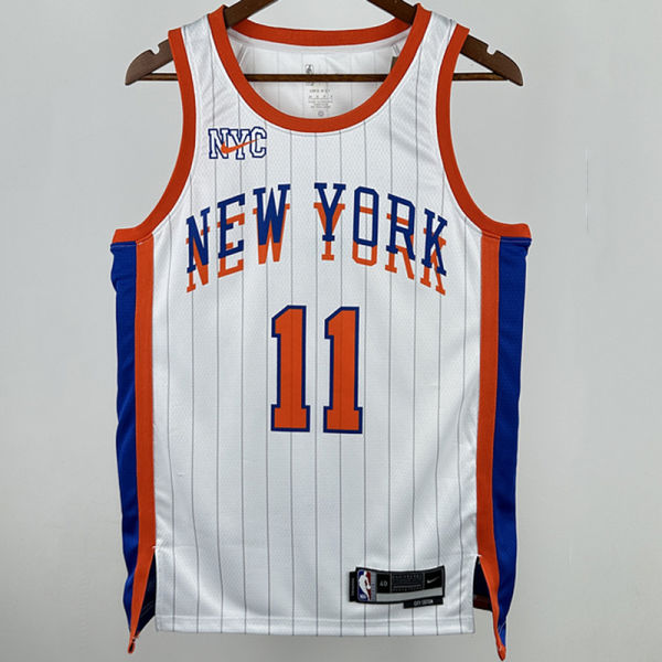 2025 NY Knicks BRUNSON #11 White City Edition NBA Jerseys