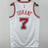 Rockets DURANT #7 White City Edition NBA Jersey