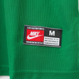 1998 Brazil GK Green Retro Soccer Jersey