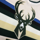 2021 Bucks Antetokounmpo #34 White NBA Jerseys Hot Pressed
