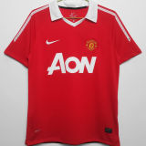 ROONEY #10 M Utd Home Red Retro Soccer Jersey 2010/11  欧冠字体和旧款欧冠章