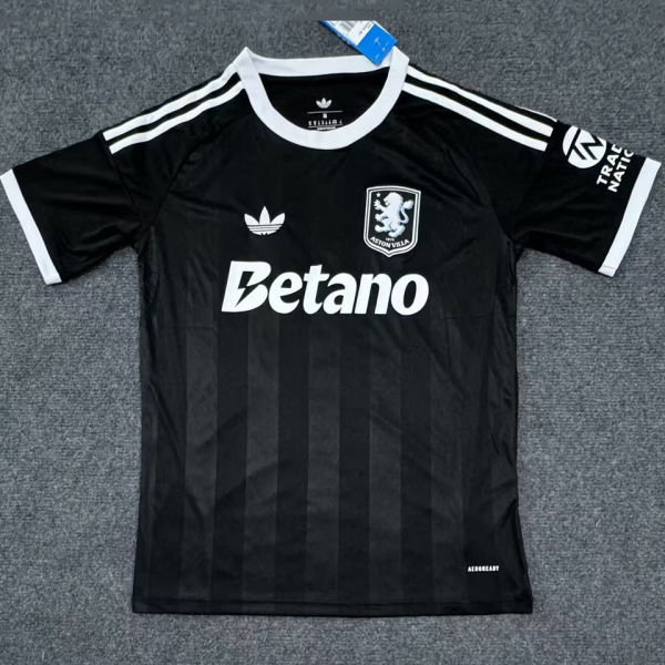 2025/26 Aston Villa GK Black Fans Soccer Jersey