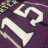 Toronto Raptors CARTER #15 Retro Purple NBA Girl Jersey