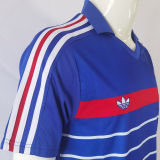 1982/84 France Home Blue Retro Soccer Jersey