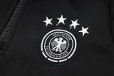 2025 Germany Black Hoody Zipper Jacket Tracksuit