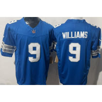 WILLIAMS #9 Men's Detroit Lions NFL Jersey 雄狮     (3代）