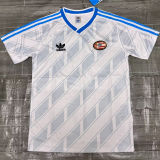 1987/88 P S V Away White Retro Soccer Jersey