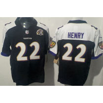 HENRY #22 Men's Baltimore Ravens NFL Jersey 乌鸦  (3代）