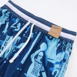 C2524 Jordan Casual Short Pants 夕阳蓝