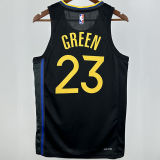 2025/26 Warriors GREEN #23 Black NBA Jerseys