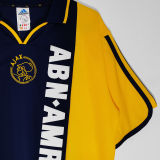 2000/01 AJ Away Yellow Retro Soccer Jersey