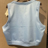 2025/26 Man City Home Blue Women Yoga Vest Jersey 女