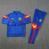 2025 Spain Blue Jacket Tracksuit