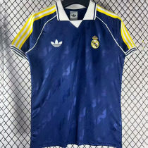 2026/27 RM Special Edition Royal Blue Retro Style Fans Soccer Jersey 黄三边