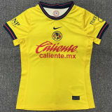 2024/25 Club America Home Yellow Women Soccer Jersey 女